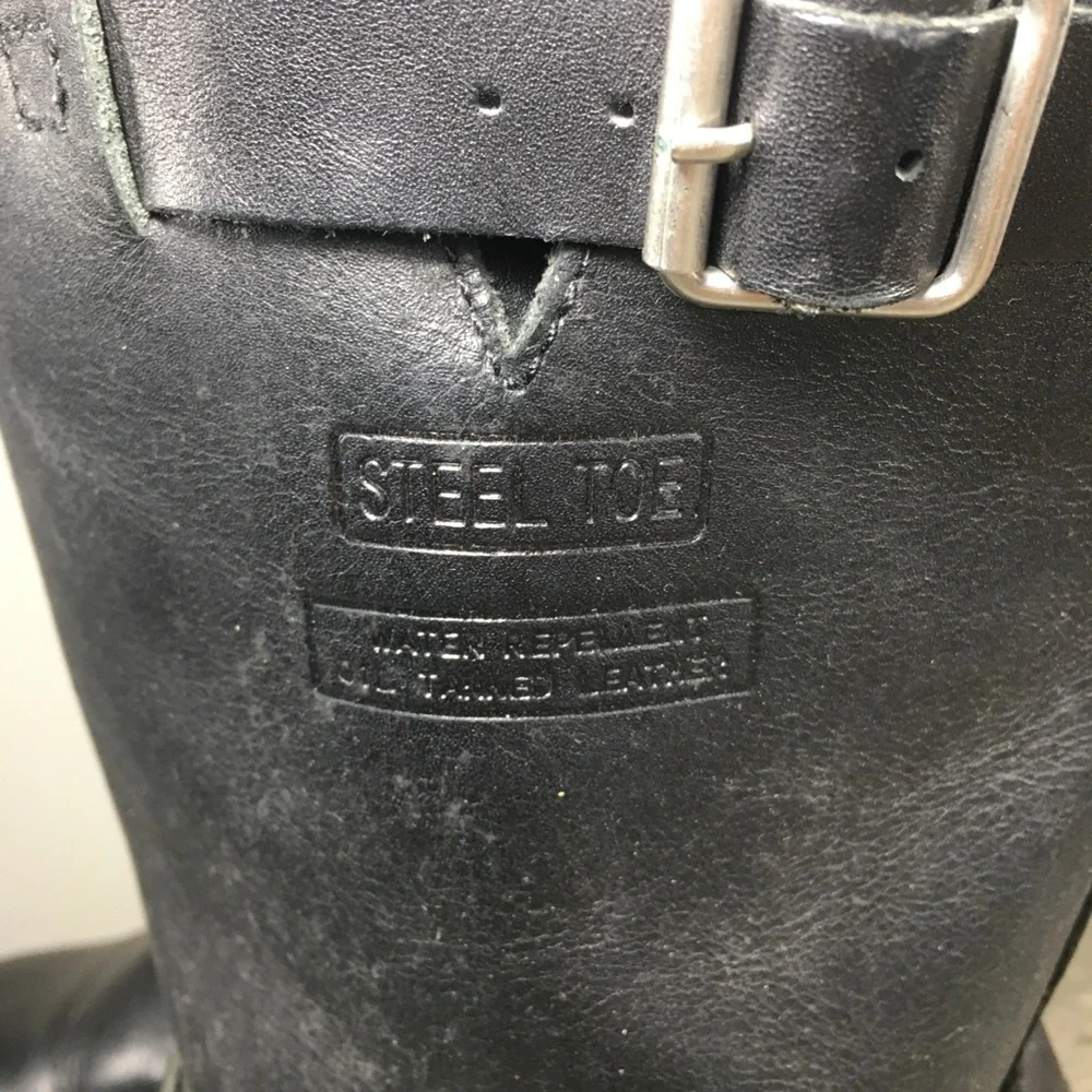 Ad-Tec Harness Engineer Motorcycle Biker Riding Black Mens Steel Toe Boots 11 W